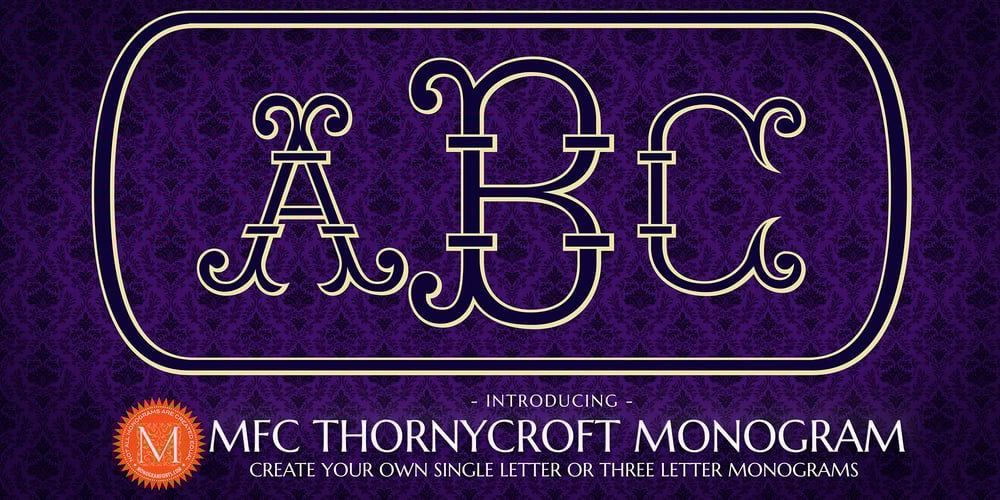 MFC Thornycroft Monogram font