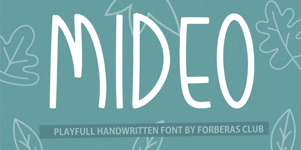 Mideo font