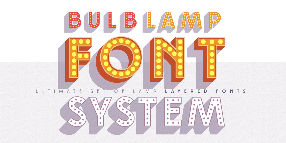 Bulblamp font
