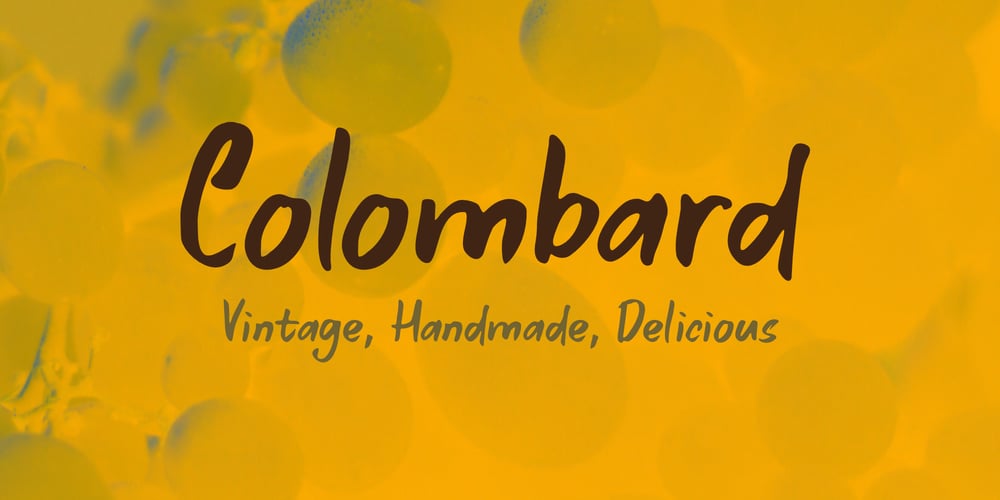 Colombard font