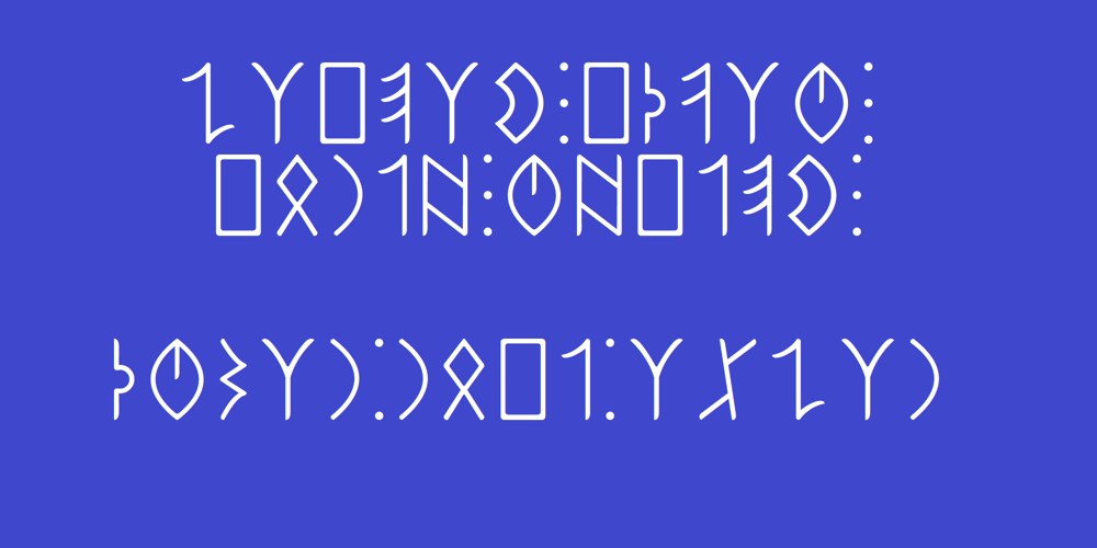 Ongunkan Carpathian Basin Rovas font