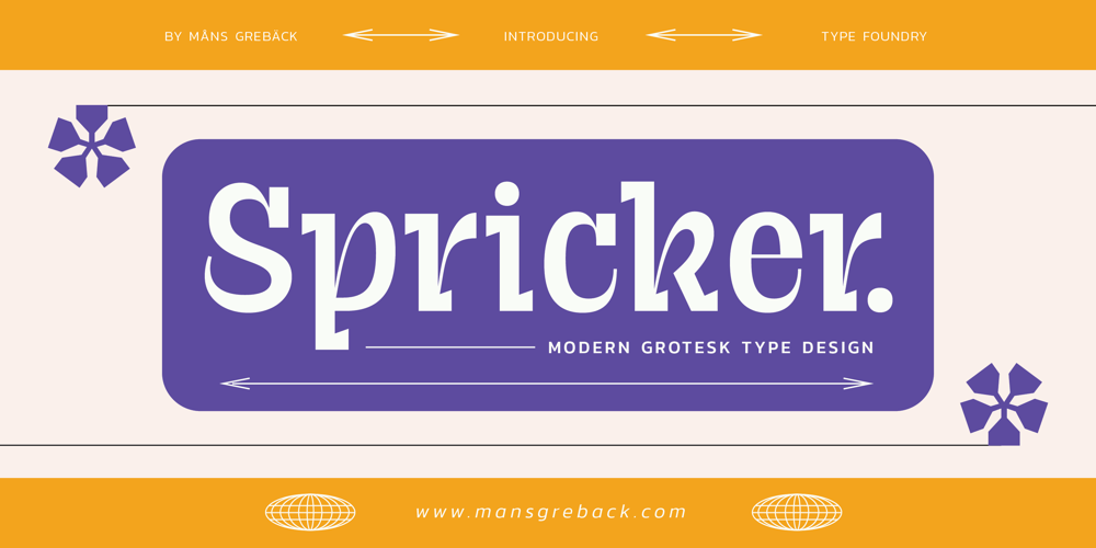 Spricker font