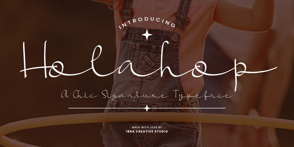 Holahop font