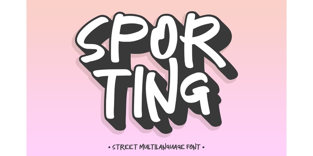 Sporting font