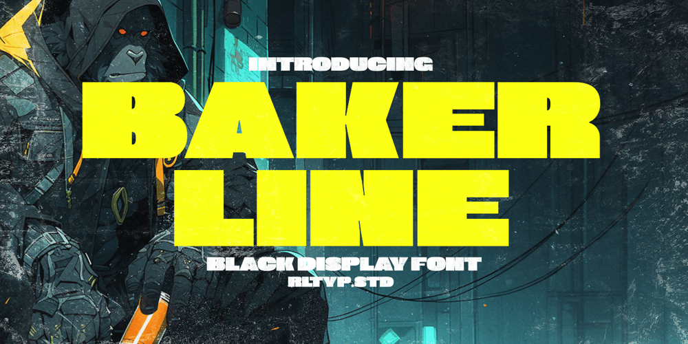Bakerline font