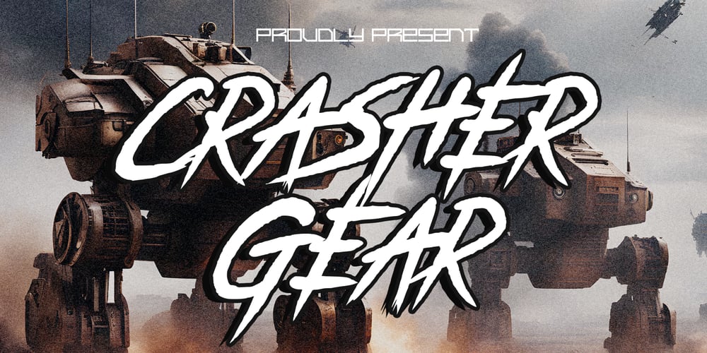 Crasher Gear font