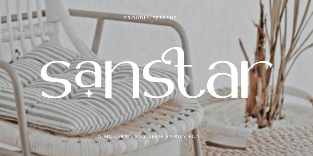 Sanstar font
