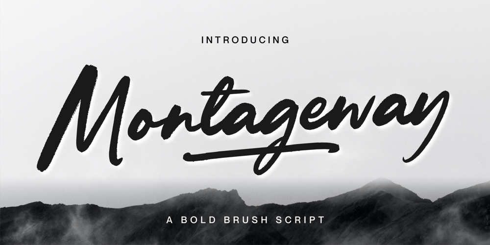 Montageway font