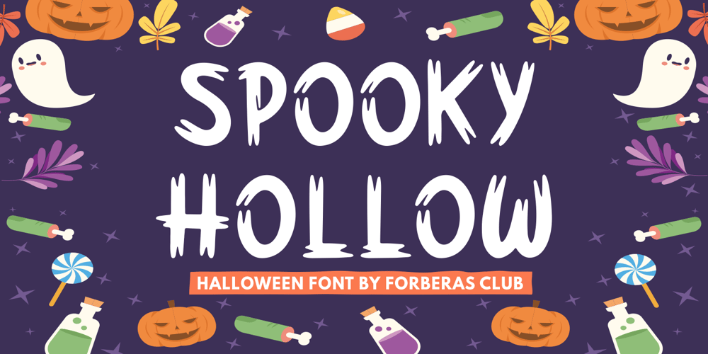 Spooky Hollow font