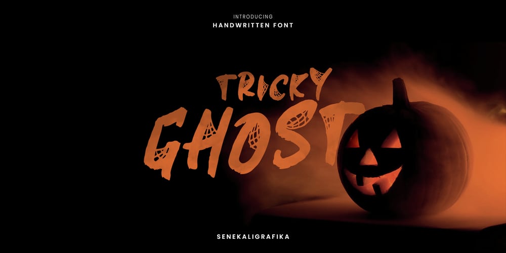 Tricky Ghost font