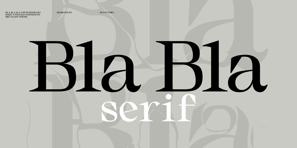 Bla Bla font