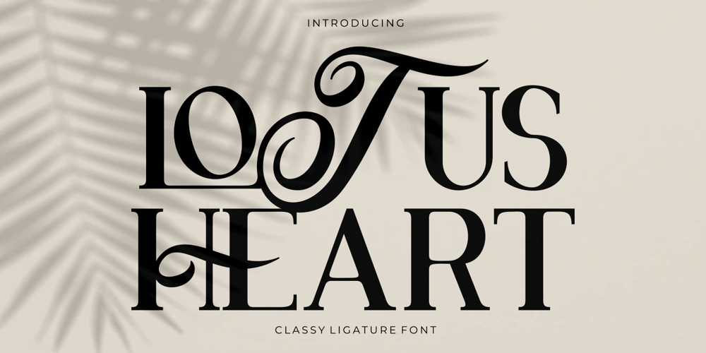 Lotus Heart font