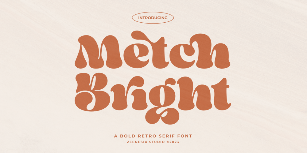 Metch Bright font