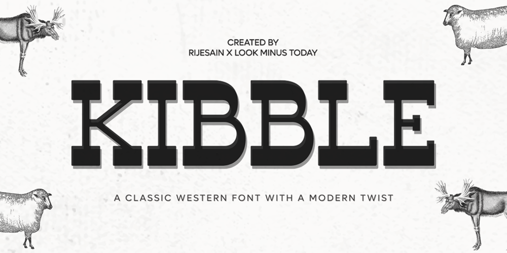 Kibble font