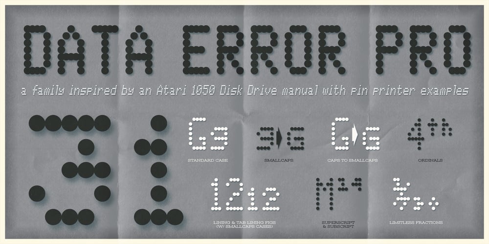 Data Error AOE Pro font