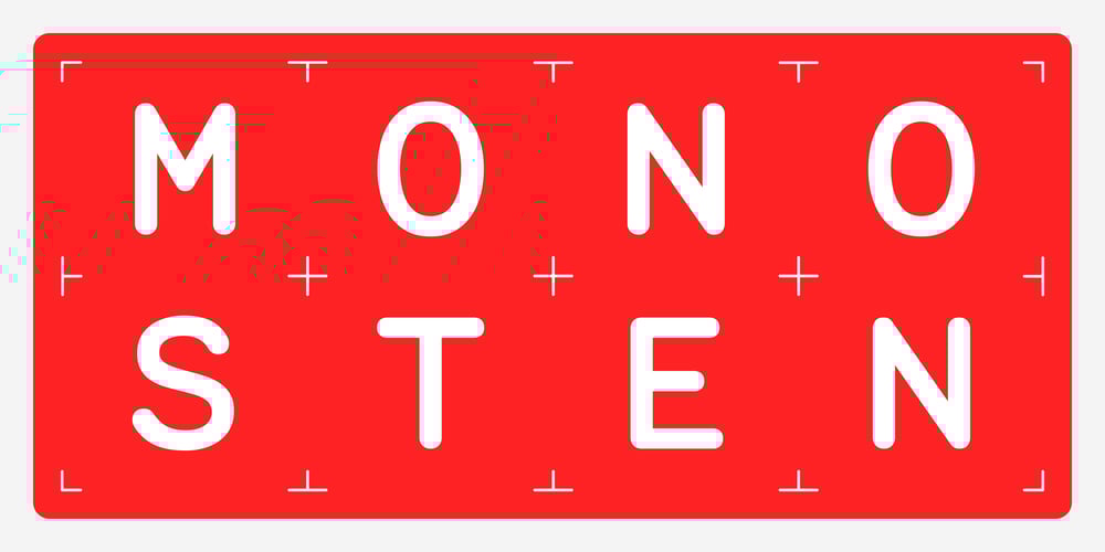 Monosten font