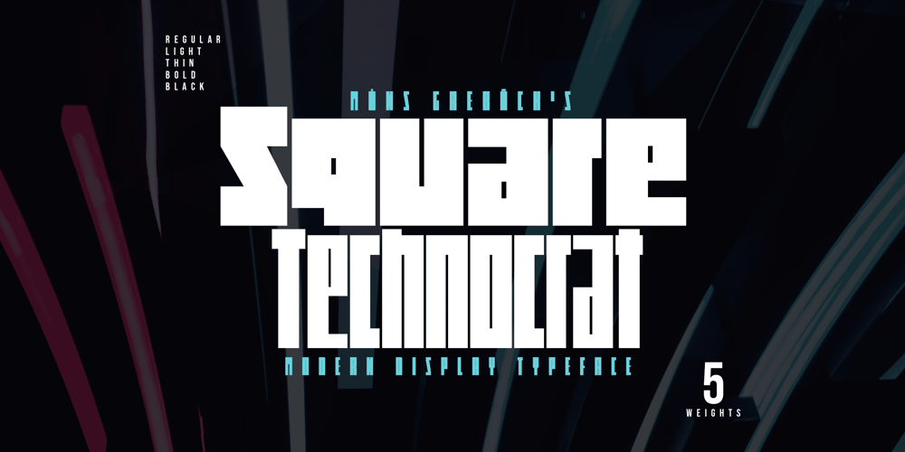 Square Technocrat font