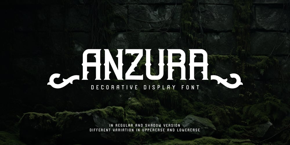 Anzura font