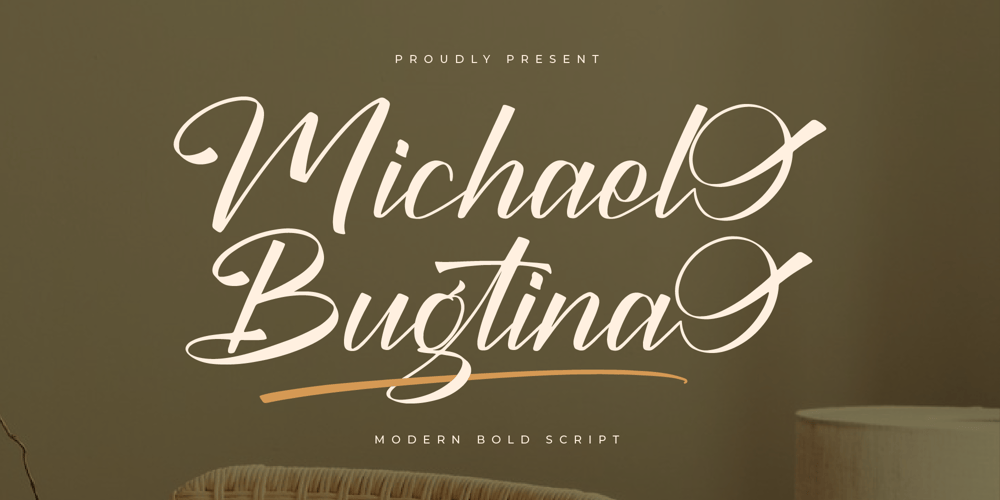 Michael Bugtina font