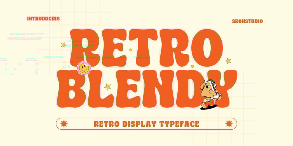 Retro Blendy font