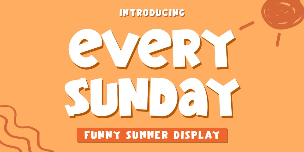 Every Sunday font
