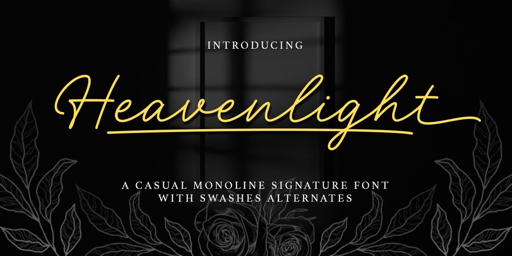 Heavenlight font