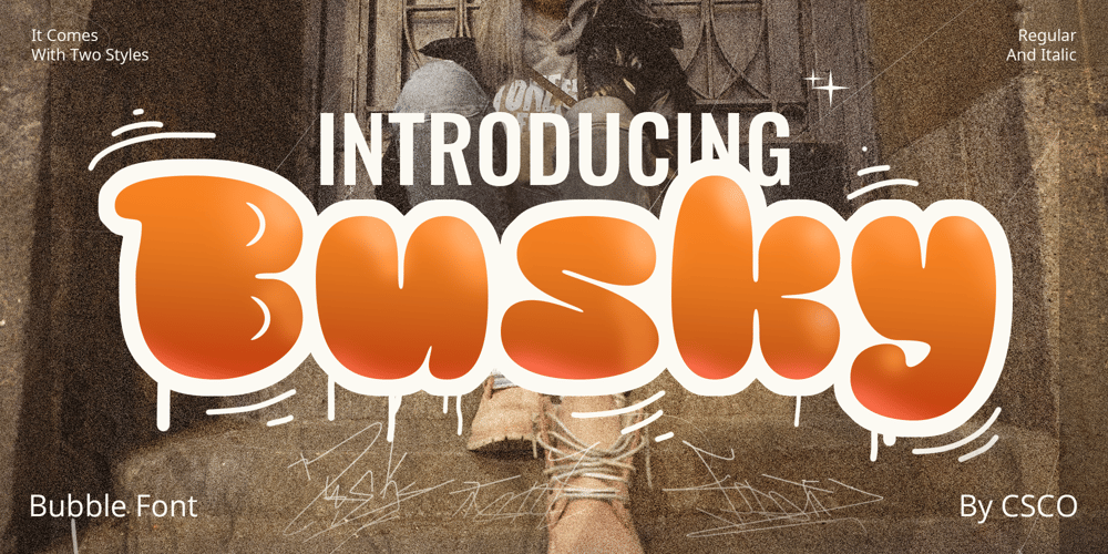 Busky font