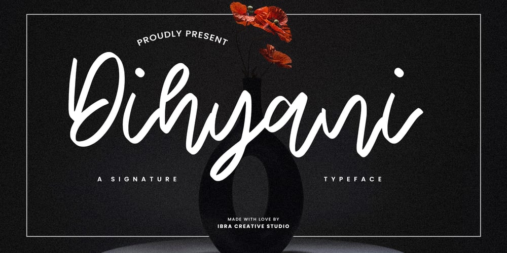 Dihyani font