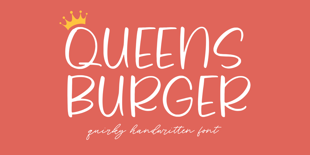 Queens Burger font