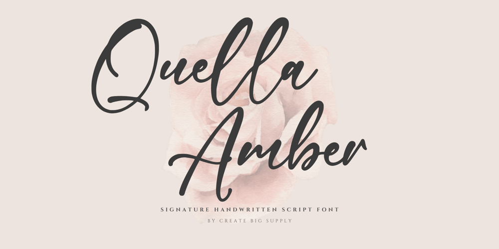 Quella Amber font