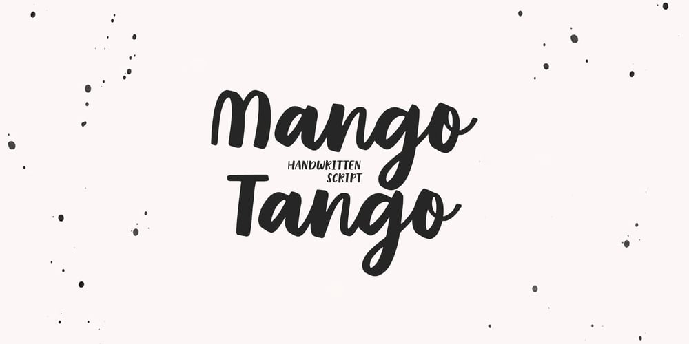 Mango Tango font