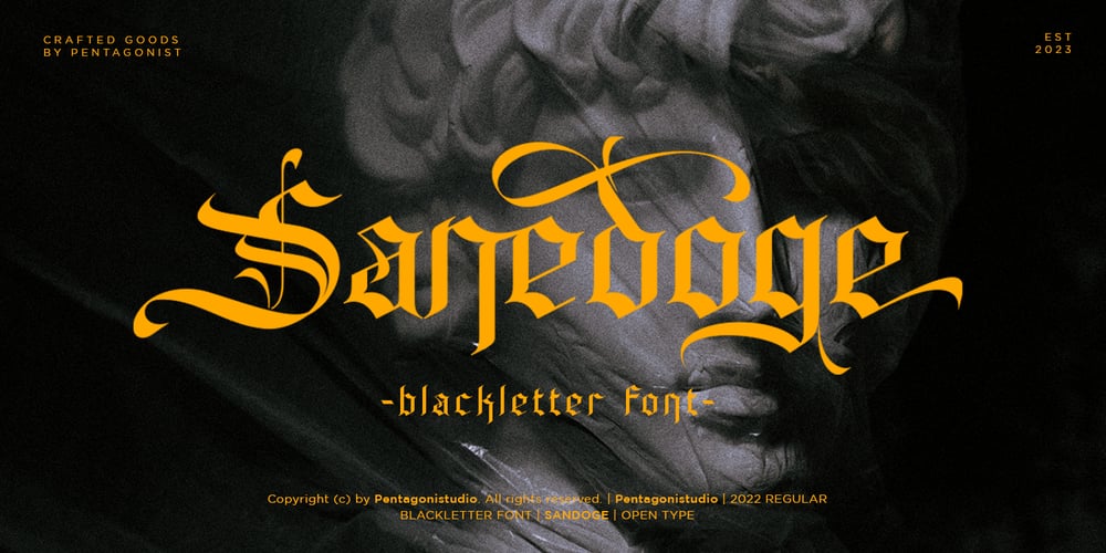 Sandoge font