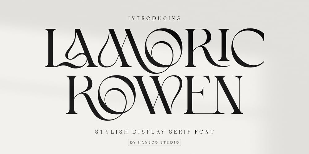 Lamoric Rowen font