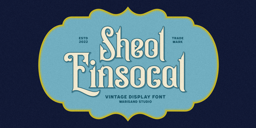 Sheol Einsocal font