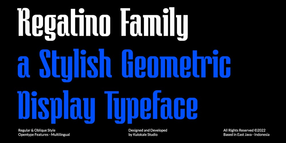 Regatino font