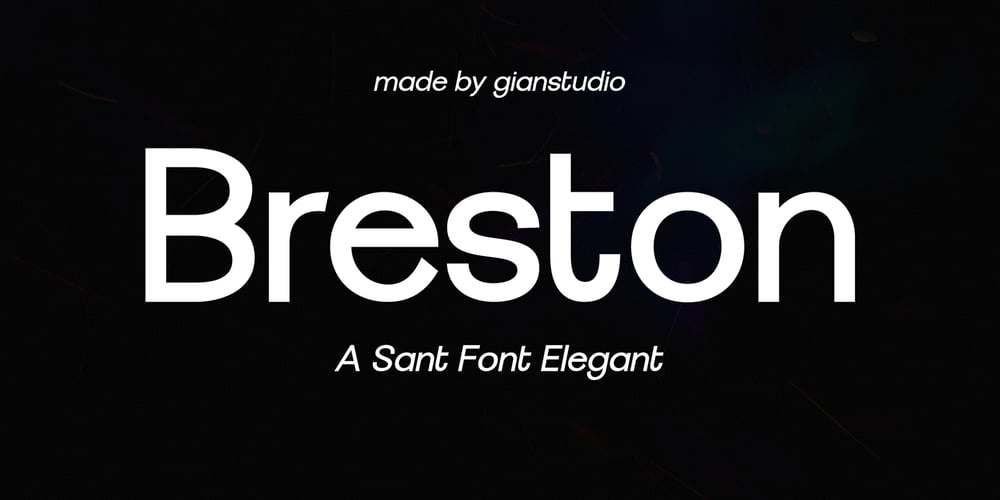 Breston font