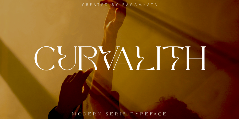 Curvalith font