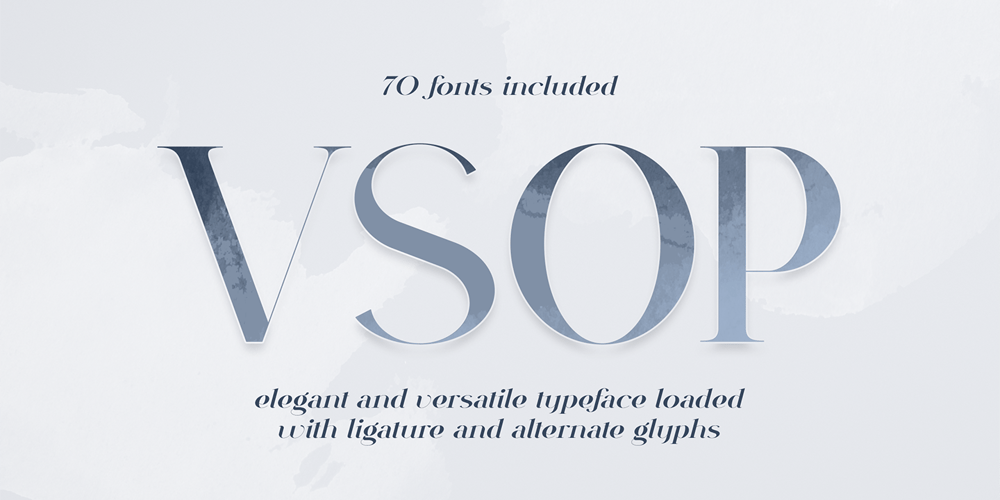 Vsop font