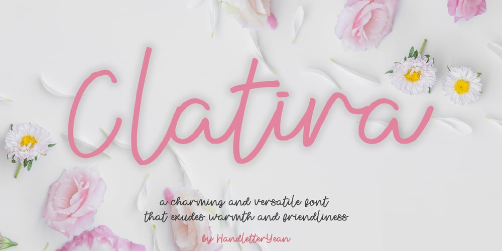 Clatira font