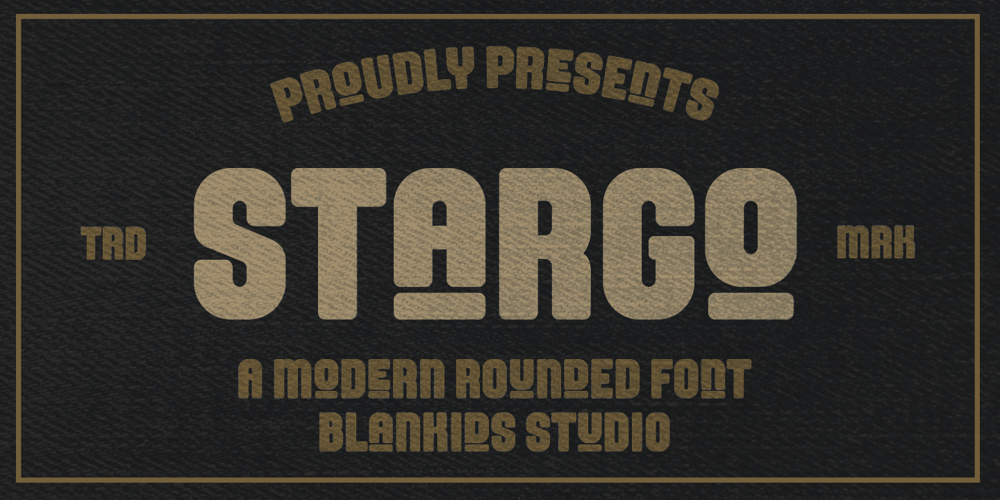 Stargo font