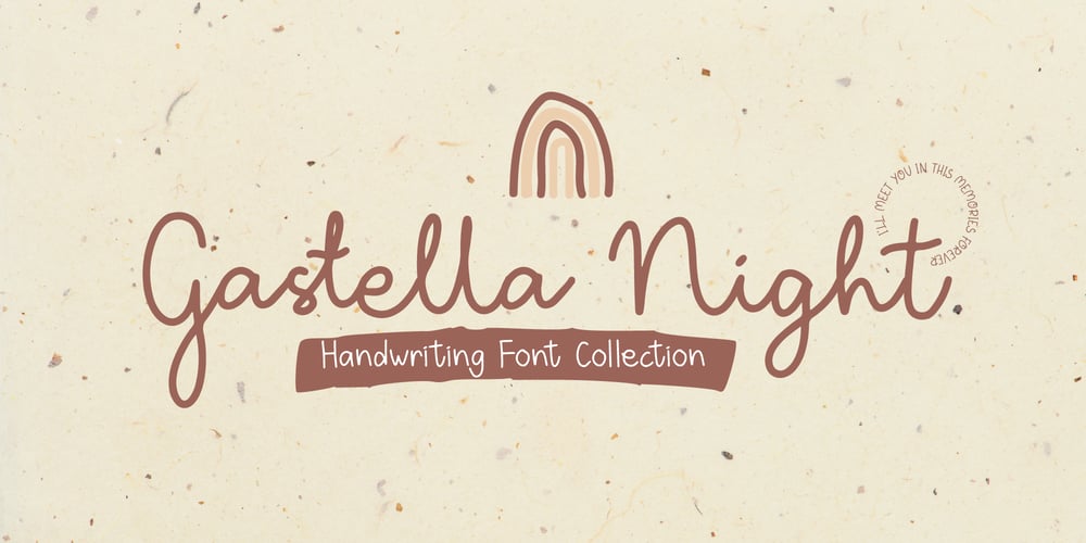 Gastella Night font