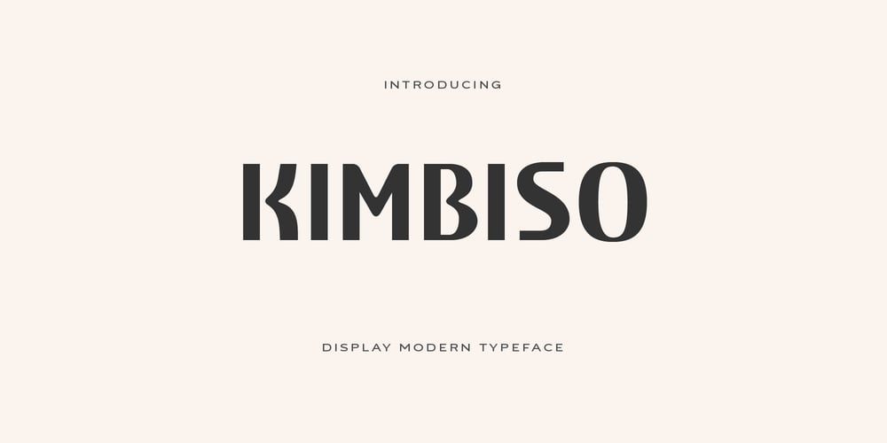Kimbiso font