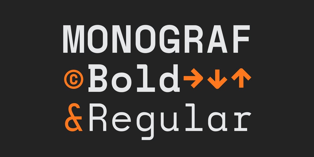 Monograf font