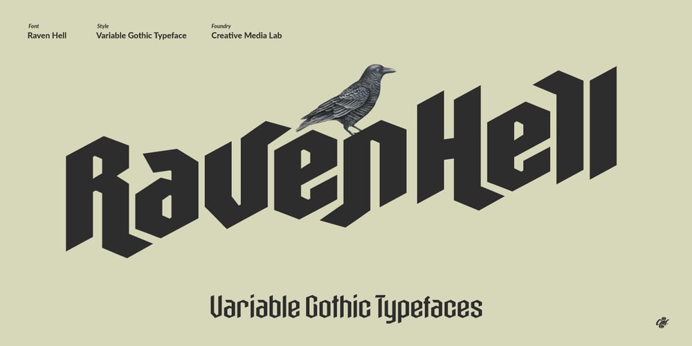 Raven Hell font