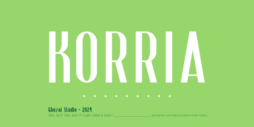 Korria font