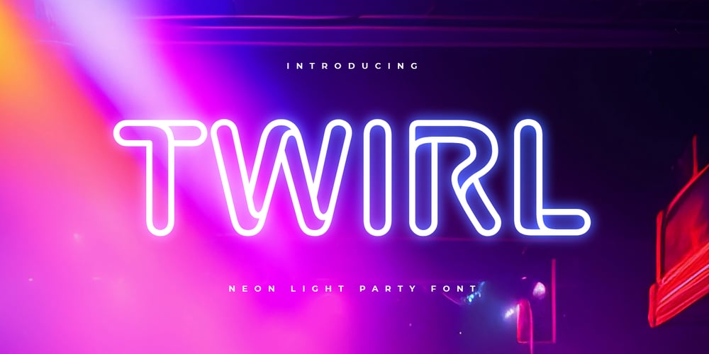 Twirl font