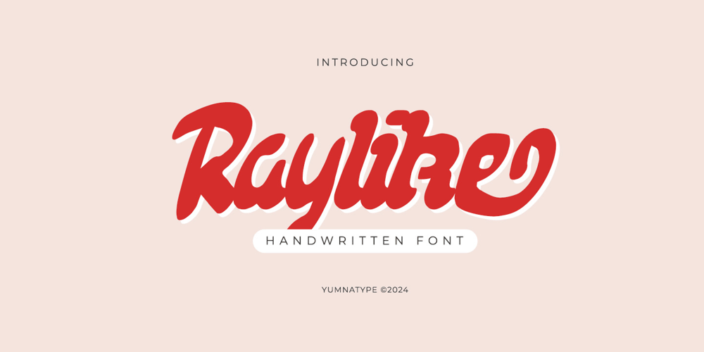 Raylike font