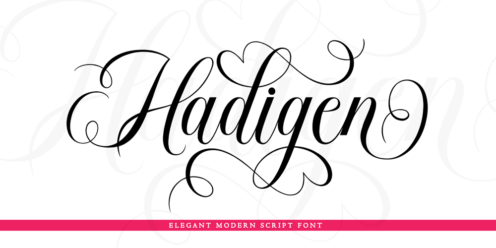 Hadigen font