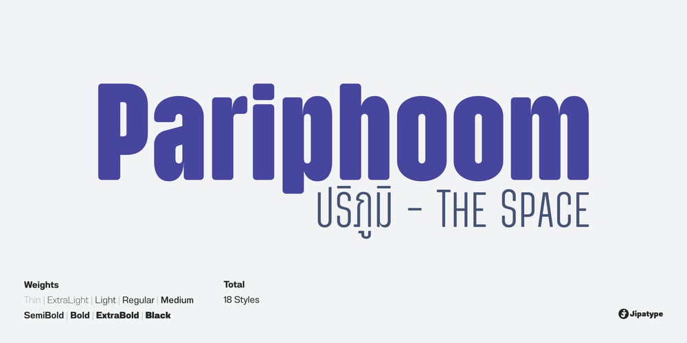 Pariphoom font