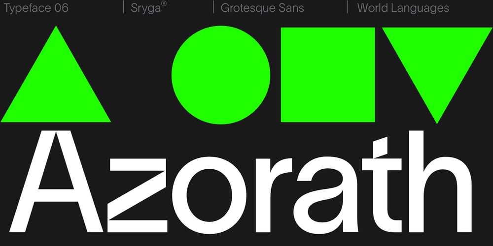 Azorath font